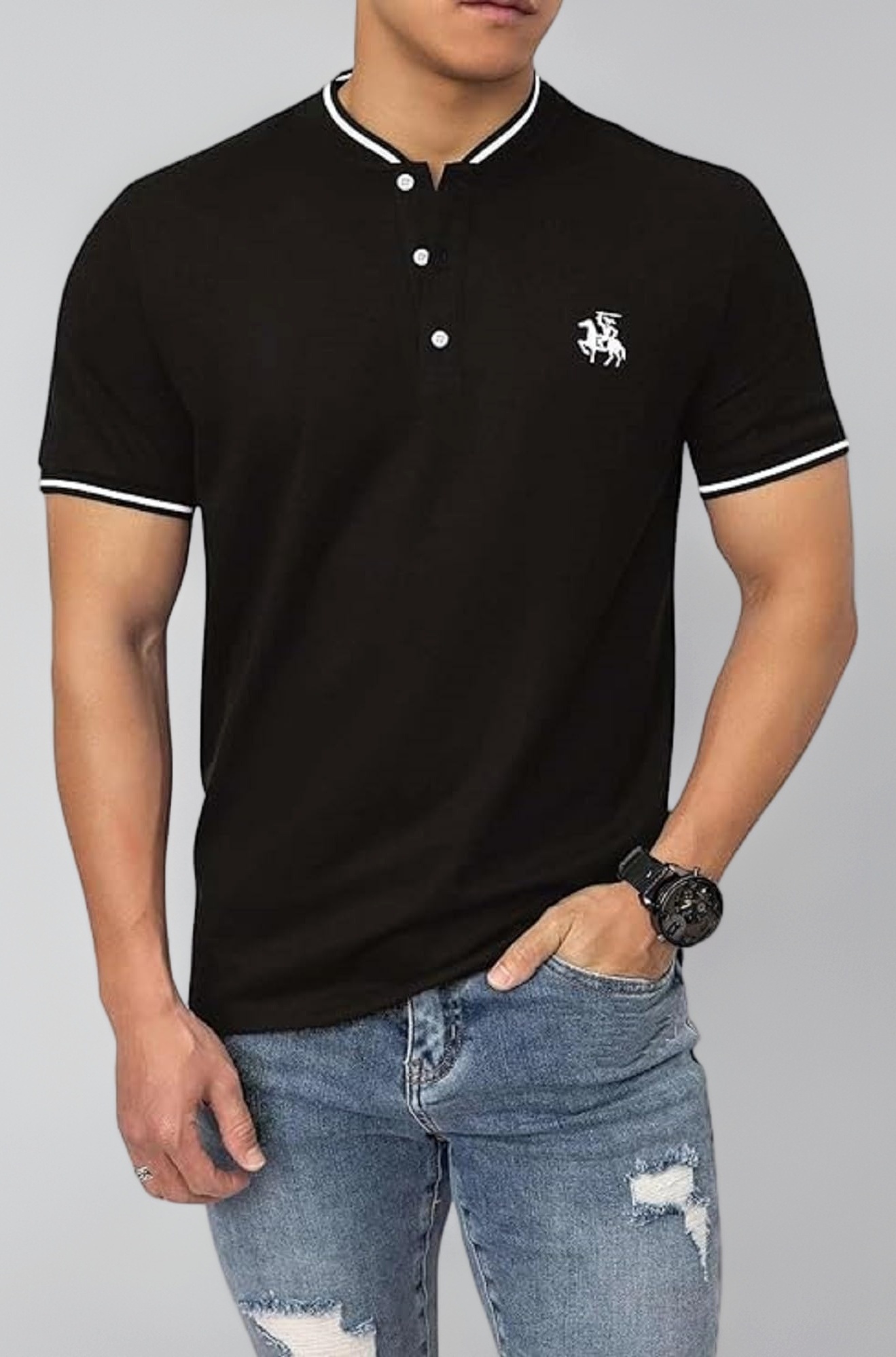 Polo T Shirt for Men || T Shirt for Man || Collar T Shirt Style Men (Packs Also Available) (Polo-06-10)