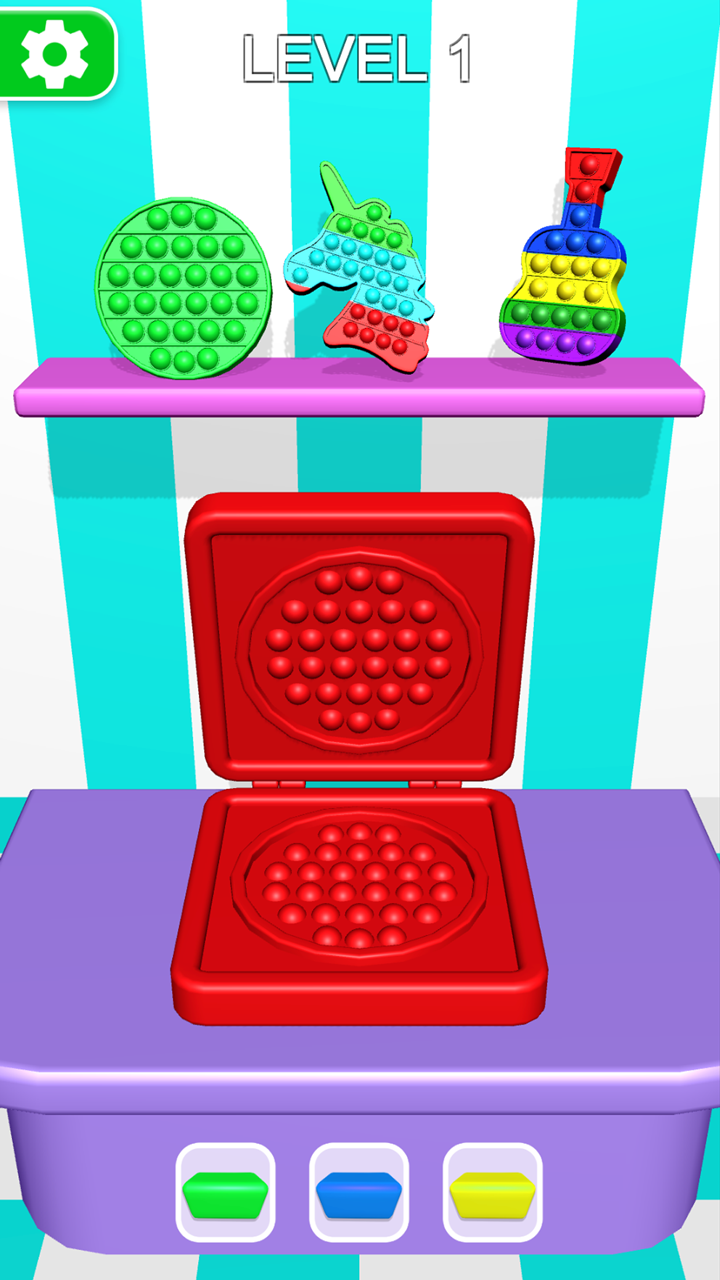 Pop It Fidget toys Maker 3D Antistress Calming Relaxing Toys Bubble