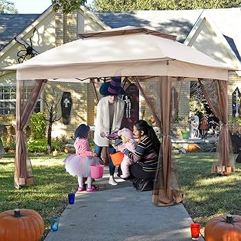 ★「ヨッシ―」★ Amazon.com : Joyside 11'x11' Pop Up Gazebo for Patios Canopy