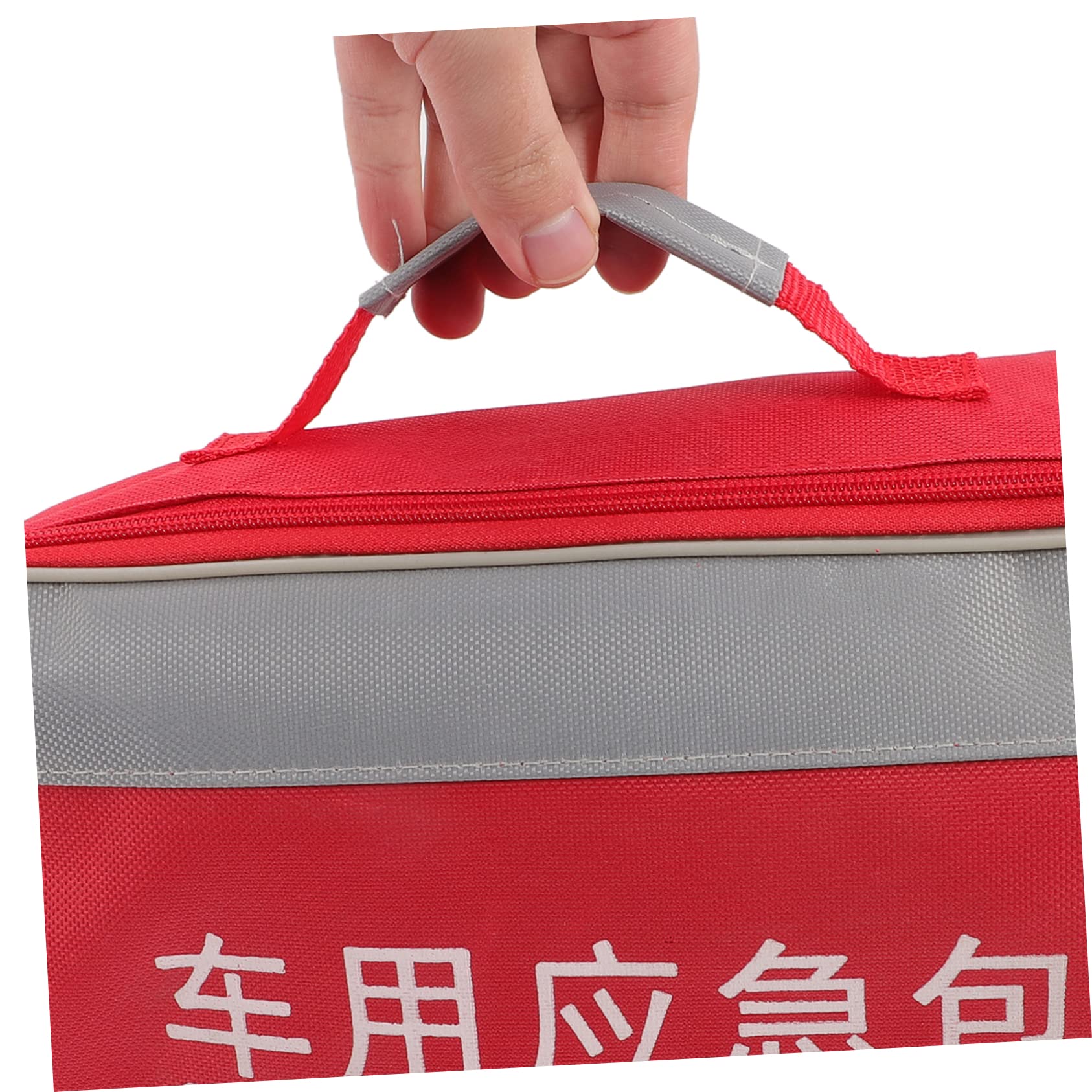 KOMBIUDA 2pcs Portable Nursing Bag Lightweight First Aid Pouch for Camping Hiking Multi-Pocket Emergency Medicine Storage Convenient Zipper Design for Easy Access Cloth Material