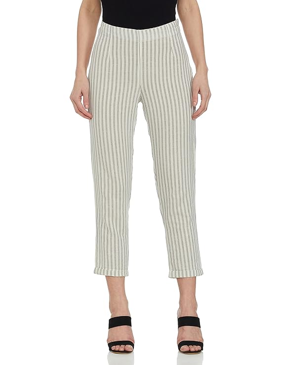 W for Woman Womens Fit Slim Pants at Rs. 301