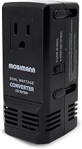 Dual Wattage International Travel Voltage Converter Step Down 220V to 110V Voltage Power Converter for Curling Irons, Steam Iron Hair Dryer from US to Europe Australia UK Malta Over 150 Countries