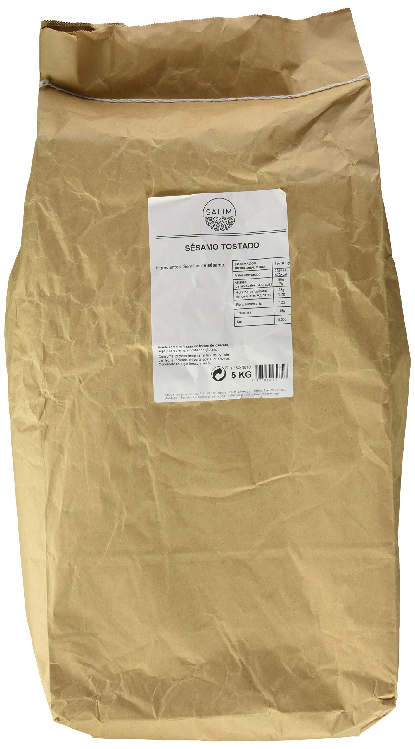 Granel Sesamo Tostado 5 Kg 5000 g