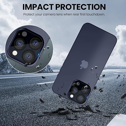 Miniatura 4 de Tensea 3 piezas Protector de pantalla de cámara para iPhone 15 Pro  15 Pro Max, protector de lente de película de vidrio templado, transparente de