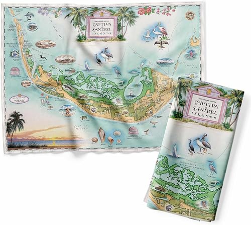 Miniatura 9 de Xplorer Maps California Central Coast State Parks Map - Toalla decorativa de harina para cocina, 100% algodón, 18 x 24 pulgadas