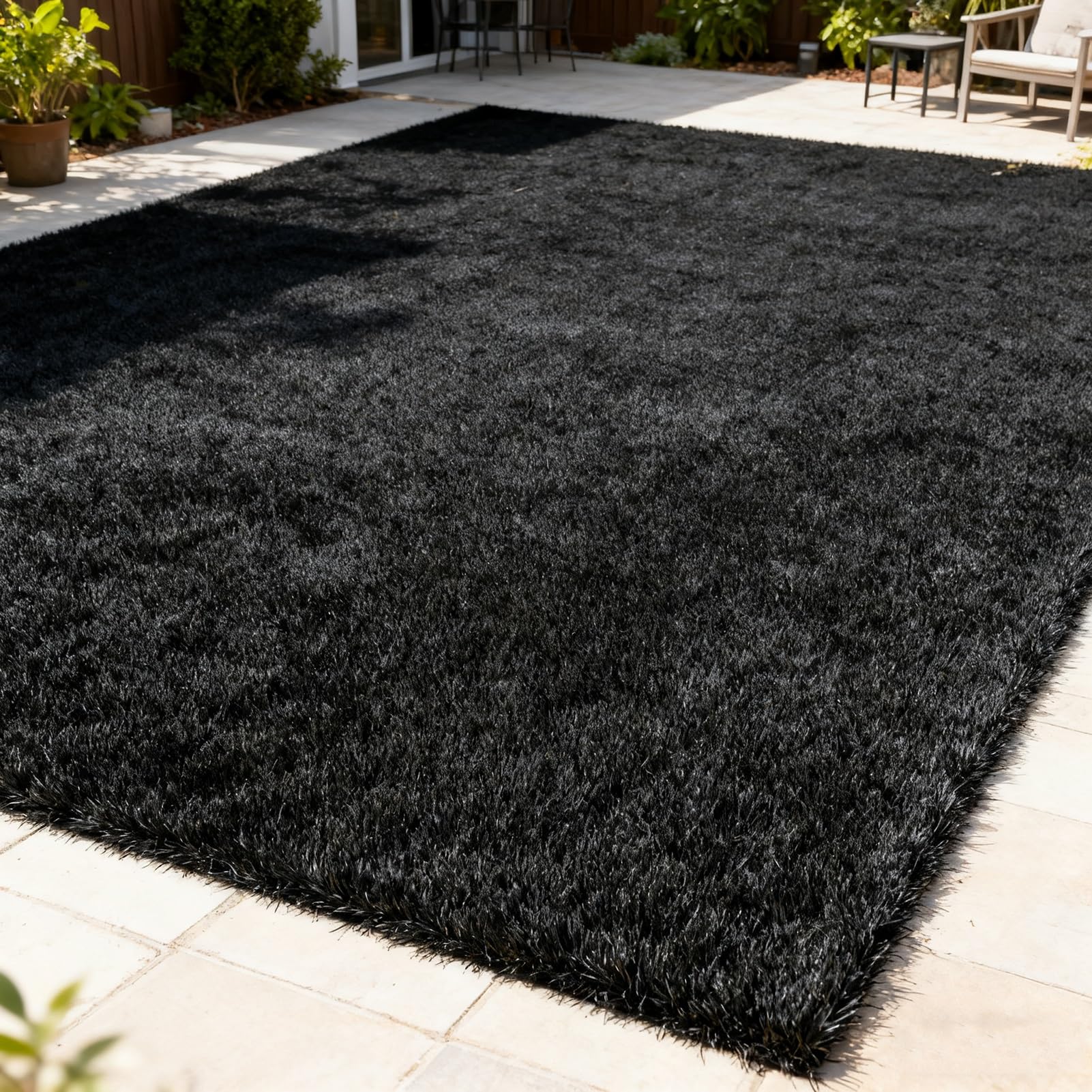Realistyczny dywan ze sztucznej trawy 3 cm - sztuczna murawa do wewnątrz/na zewnątrz ogrodu na patio obszar dla zwierząt domowych - 150 x 120 cm - łatwy w pielęgnacji