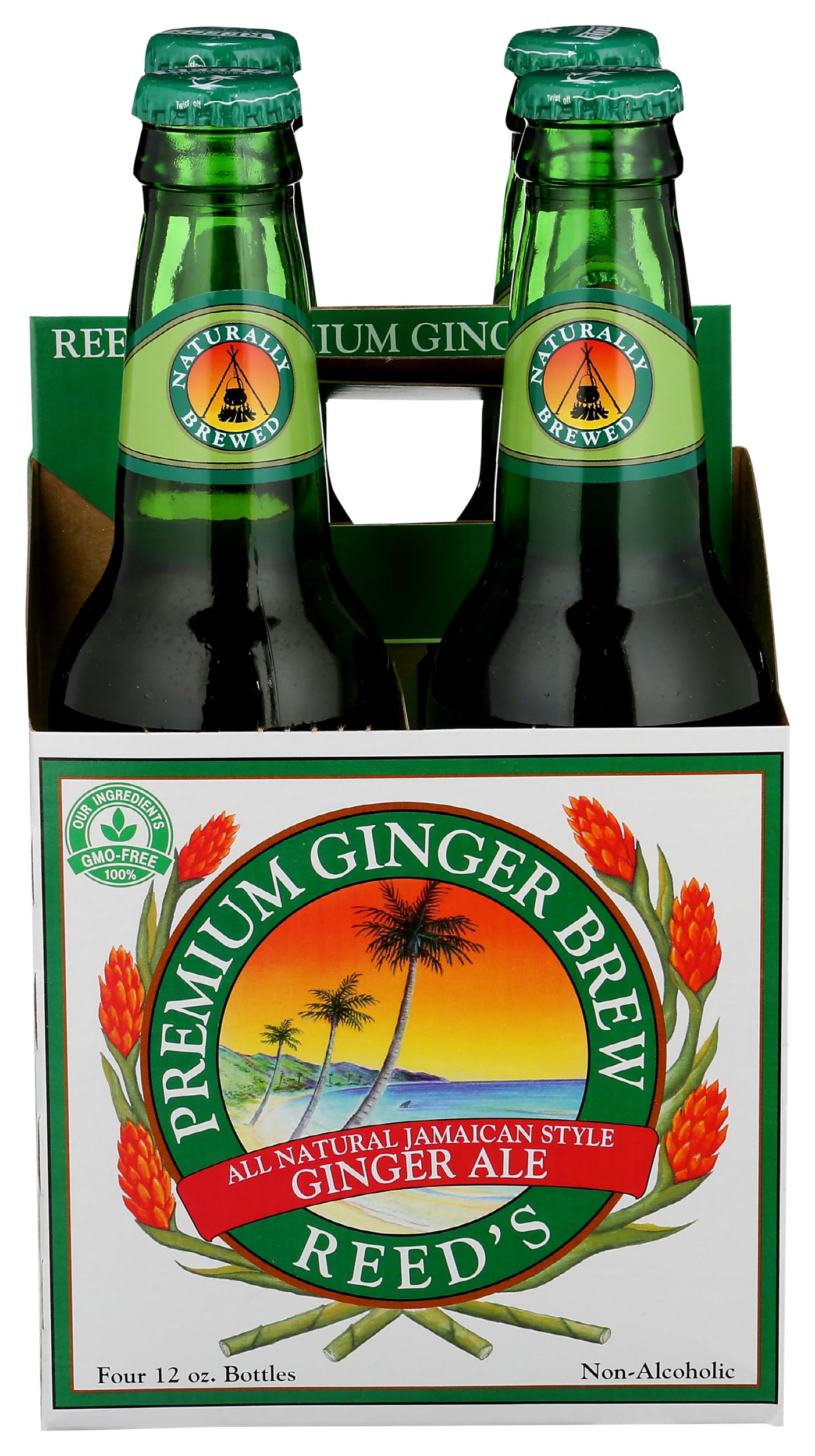 Reed's Ginger Beer Ginger Brew - Premium - Case Of 6-12 Fl Oz.