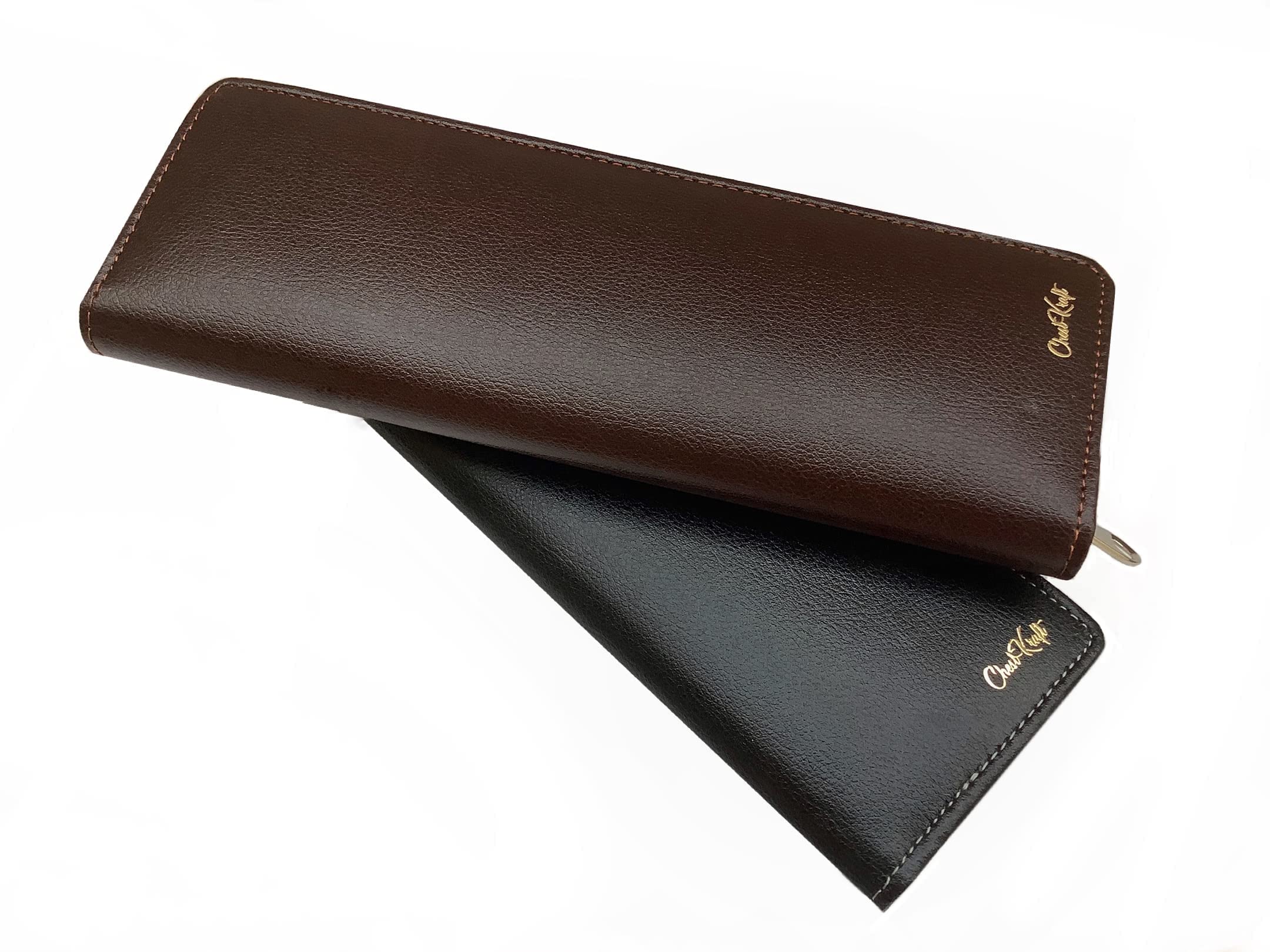 Luxury Key Case Pouch Wallet Keychain, Keyholder (Set of Two KEYHOLDERS-Solid Colors)