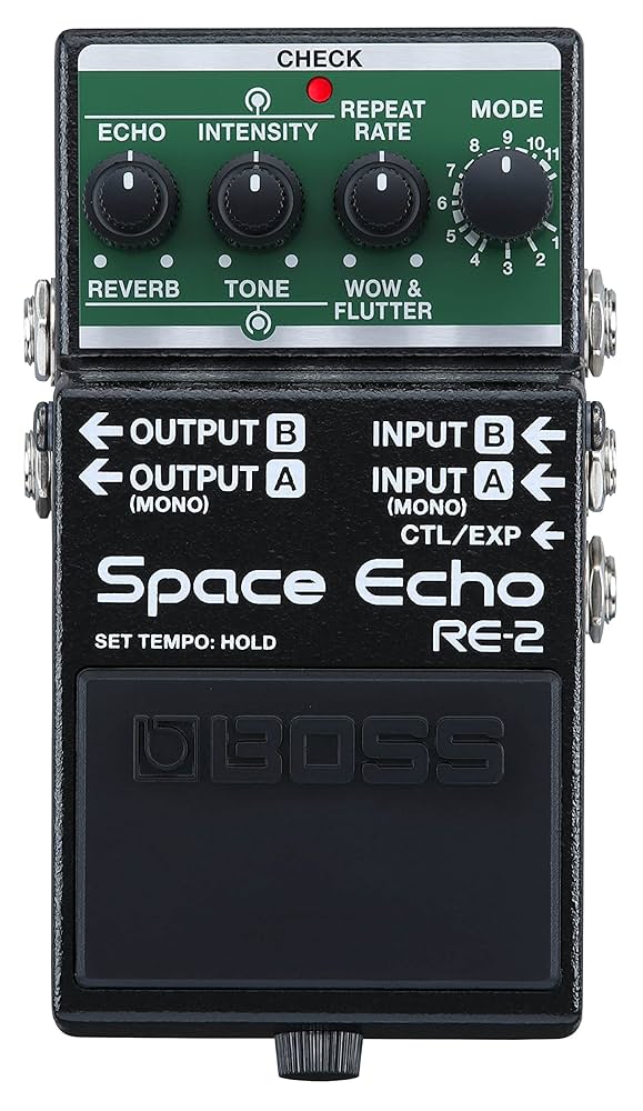 ギター BOSS / RE2 / space echo Amazon.com: Boss RE-2 Space Echo Delay and Reverb Effects