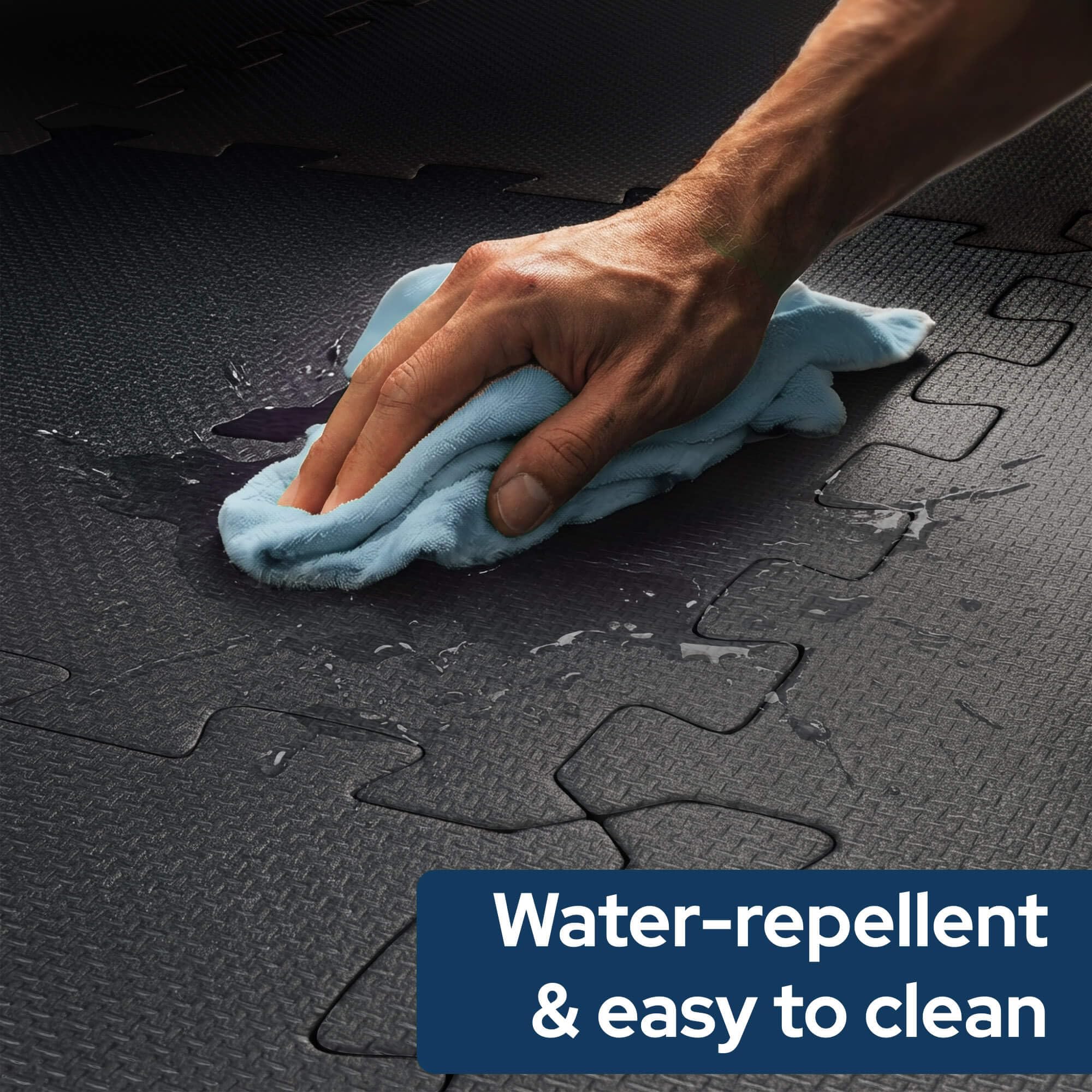 Arebos Esterilla Protectora Redonda Ø 200 cm para Piscina y SPA | Base EVA Tipo Puzzle para Whirlpool | Aislante y Antideslizante | Protección para spas Exteriores e hinchables