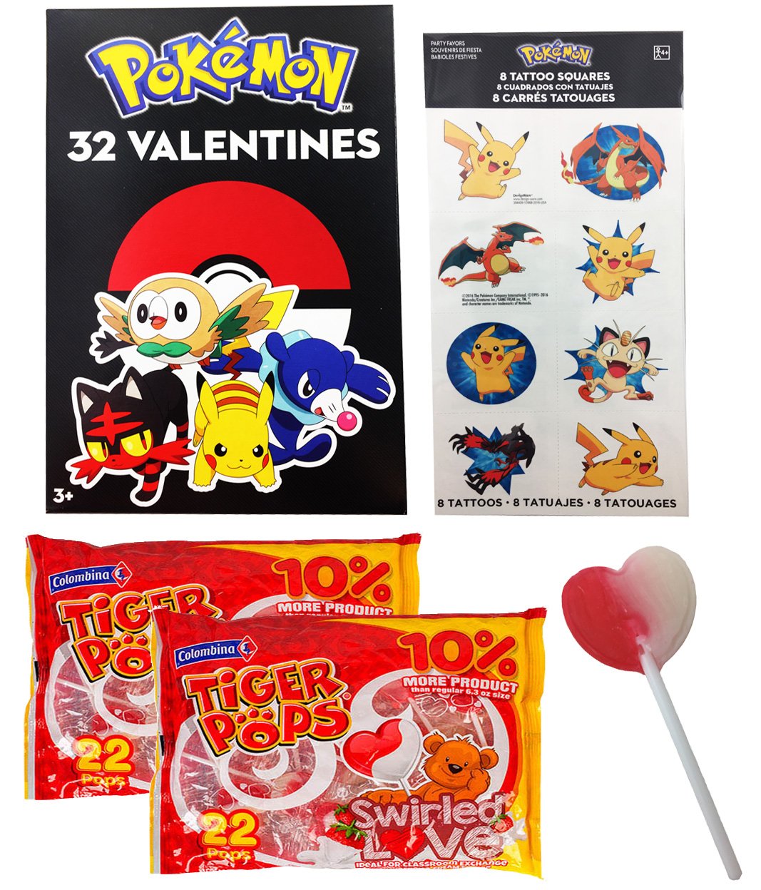 pokemon valentines cards for classroom Amazon.com: ColorBoxCrate Pokemon Valentines Day Cards for School Classroom  Exchange, Valentine I Choose You 10 Pack, : Office Products