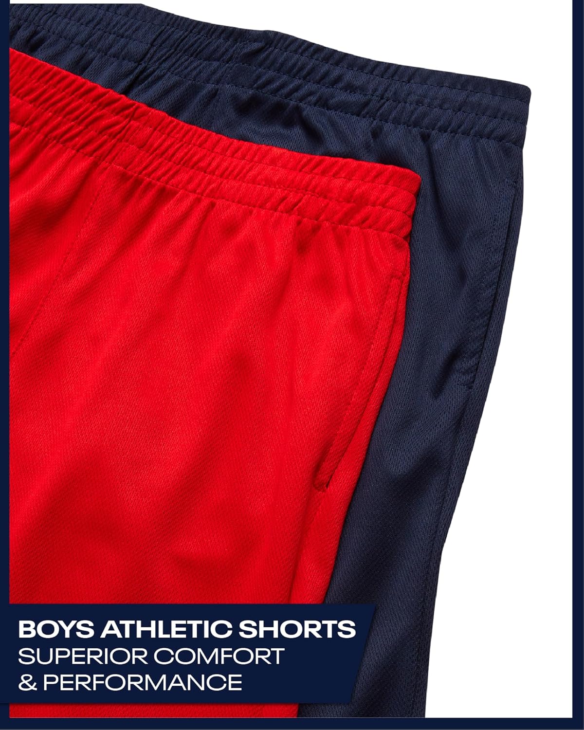 Reebok Boys Basketball Shorts 2 Pack – Mesh Athletic Shorts for Boys, Gym Shorts for Basketball, Running, and Everyday Play - Image 2