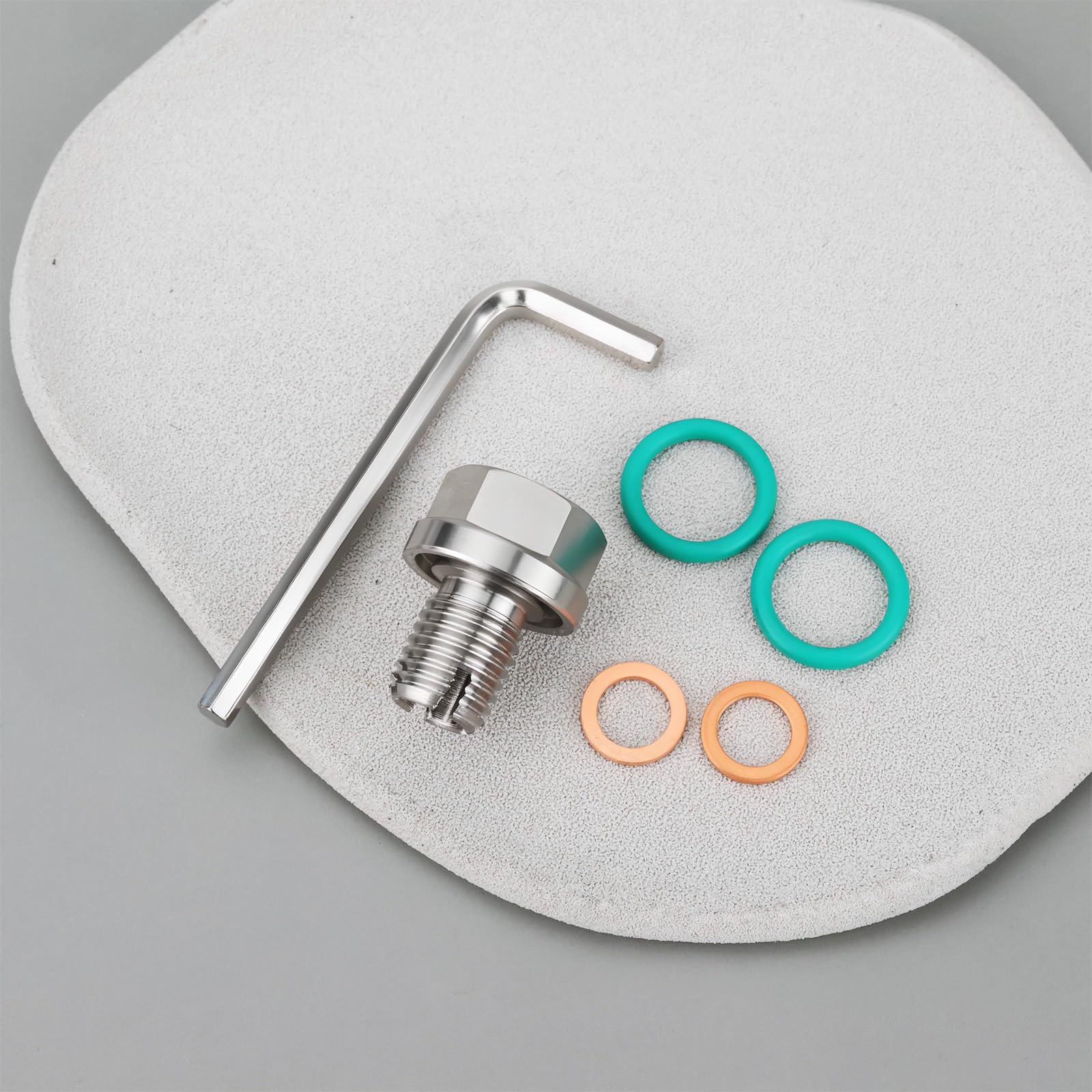 Kit riparazione tappo scarico olio M12.1-1.5x15MM filettatura autofilettante per auto SUV camion