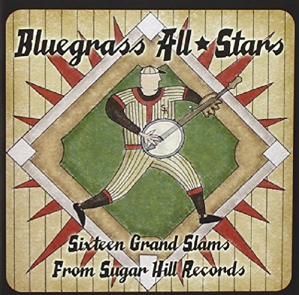 Bluegrass All Stars: Sixteen Grand Slams From Sugar Hill Records [Audio CD] Various Artists; Jeff Black; J.D. Crowe; Traditional; Chris Thile; Bob Dylan; Doyle Lawson; Leigh Gibson; Autry Inman; Frank Wakefield; Bill Monroe; Jimmy Martin; Paul Humphrey; Paul Humphries; John D. Loudermilk; John Cowan; Jon Randall; Jerry Douglas; Bill Bryson; Ben Isaacs; Barry Bales; Barry Scott; Sean Watkins; Lou Reid; Scott Nygaard; Sam Bush; Larry Sparks; Ronnie Bowman; Kenny Smith; Alan Bibey; Edgar Meyer; Ed Biggerstaff; Larry Atamanuik; Alison Krauss; Junior Sisk; Dennis Crouch; Del McCoury; Don Rigsby; Mark Schatz; Bryan Sutton; T. Michael Coleman; Tim O'Brien; Tim Stafford; Mike Barber; Tony Rice; Vince Gill; Dale Perry and Jamie Dailey