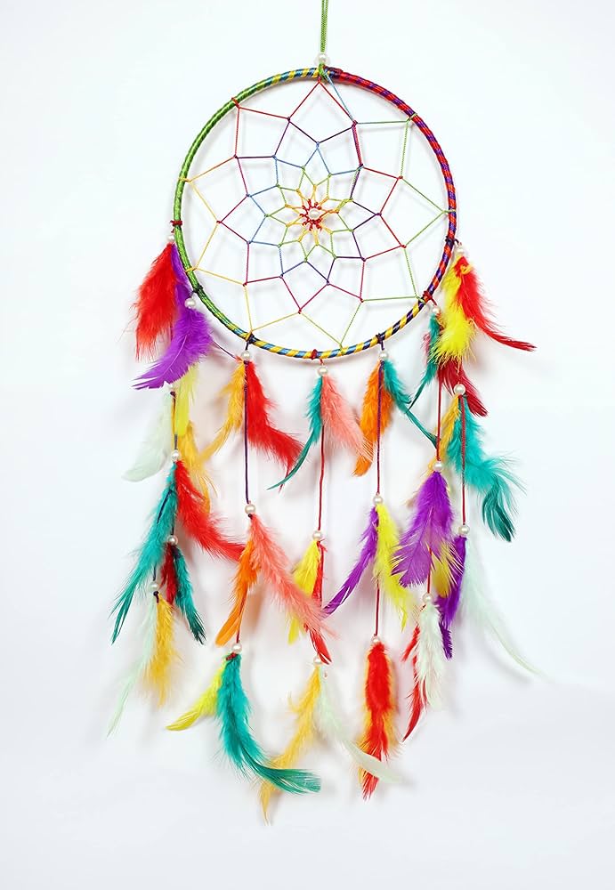 ANEMONE MART® Dream Catcher White Multi Colour : Amazon.in: Home ANEMONE MART® Dream Catcher White Multi Colour : Amazon.in: Home