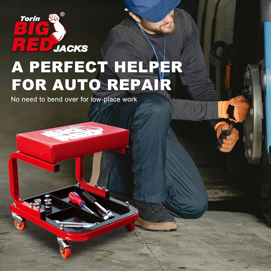 TOKORO'S GARAGE TG-2025 　所ジョージ　スタンドクリップ Torin Big Red DTR6300 Rolling Garage/Shop Creeper Seat - Walmart.com