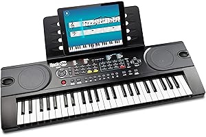 RockJam 49-Key Keyboard Piano in Piank