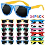 GIFTINBOX Kids Sunglasses Bulk, 24Pack Kids Sunglasses Party Favor with UV400 Protection for Boys and Girls, Goody Bag Stuffers For Birthday, Beach, Pool Party Favors For Kids