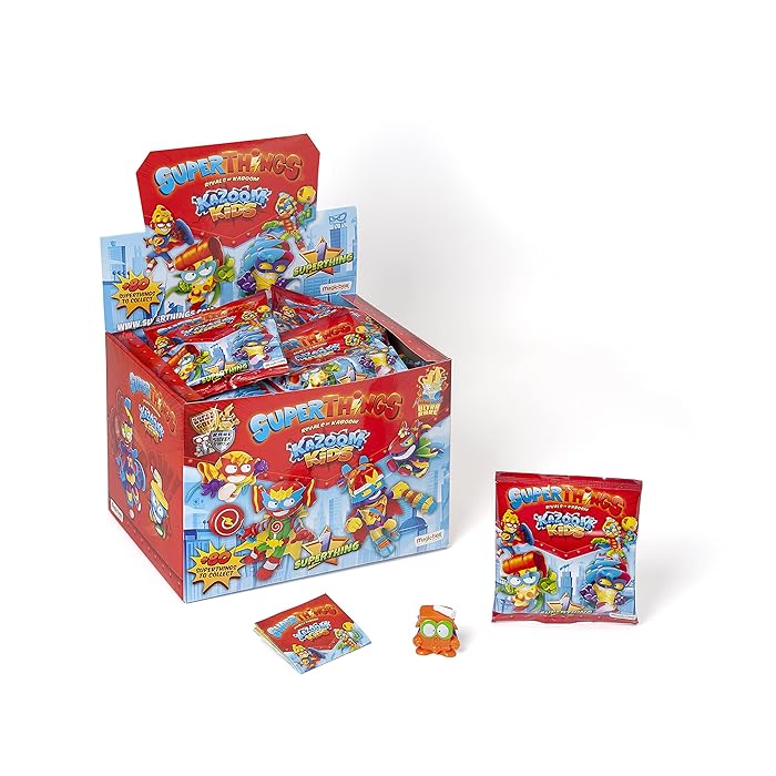 SUPERTHINGS Guardians of Kazoom – Pack da 10 SuperThings (Include 1 leader d'oro