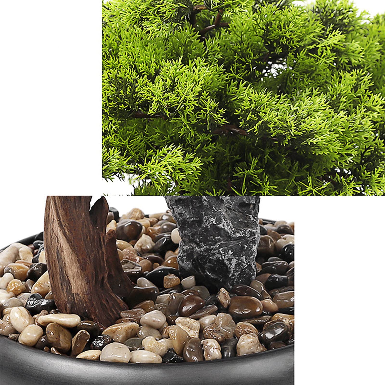 Plantes Artificielles Artificial Bonsaï Treefake Plantes Arbre en céramique Arbre en pot de céramique for Home Bureau Bureau Salle de bain Cuisine Ferme De Cuisine Intérieur Extérieur Bonsaï Arbre Pla