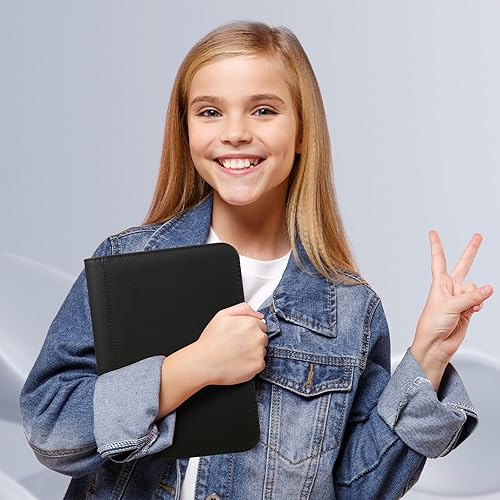 Miniatura 6 de Carpeta de tarjetas coleccionables con mangas, álbum de soporte para coleccionar, capacidad para hasta 288 tarjetas con 36 páginas resistentes,