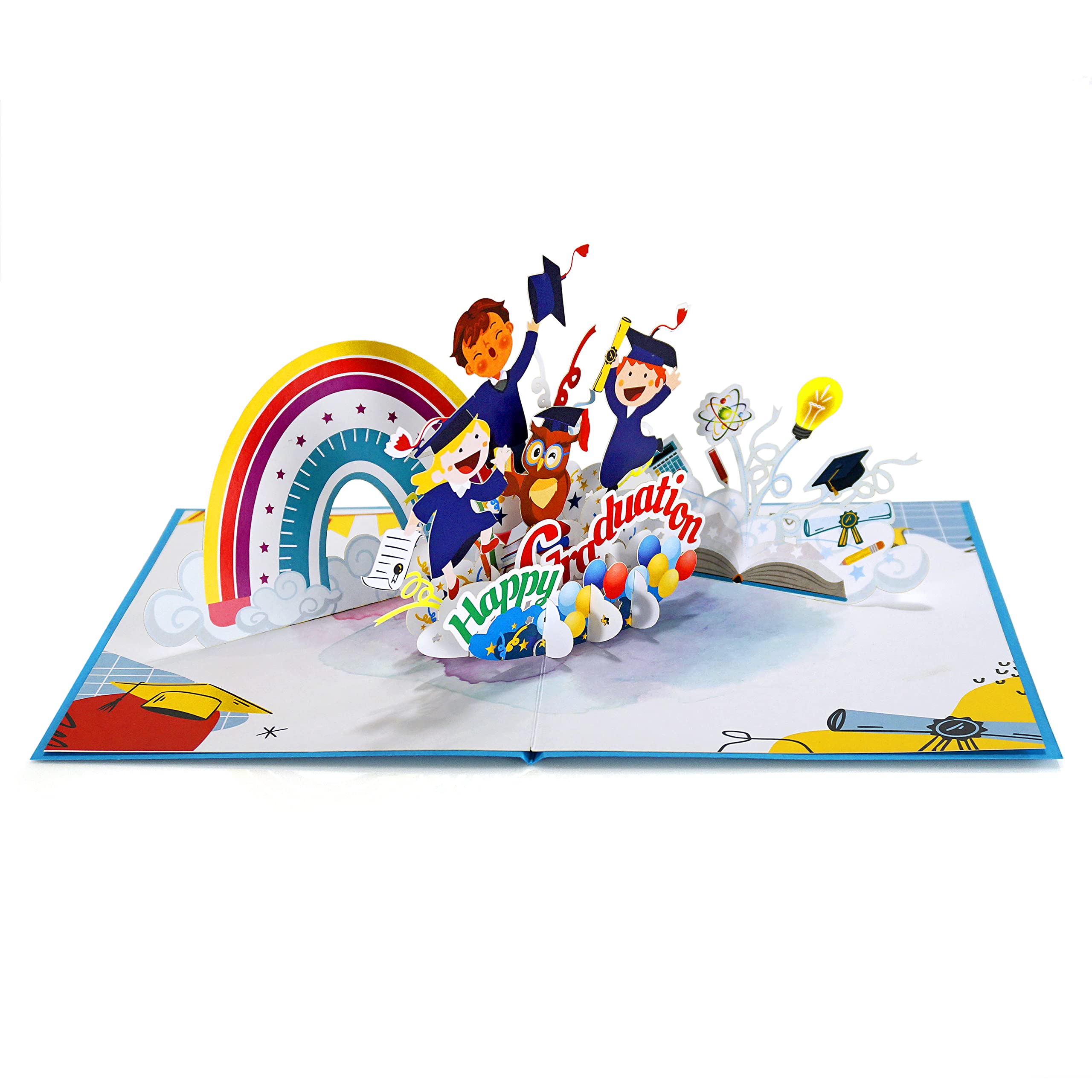 CUTPOPUP Happy Graduation Card Pop Up, 3D College Graduation Card, High School Graduation Card Pop Up - Image 2