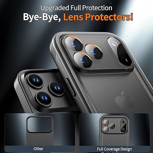 Miniatura 6 de Cozycase TOP - Funda impermeable para iPhone 17 Pro Max - Militar resistente 360 a prueba de golpes, cuerpo completo con protector de cámara de