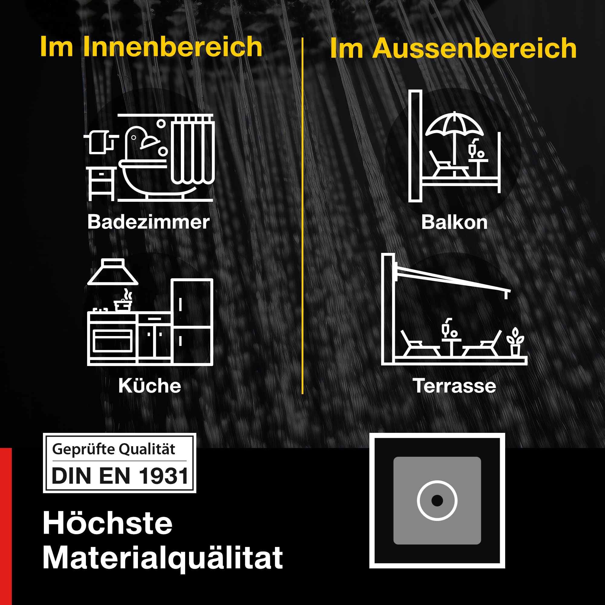 Isolbau Wandmanschette P2 Blau - 50 Stück 120 mm Dichtband - Wasserdichte Manschette für Sanitär, Dusche, Bad, Fliesen, Abdichtung Dichtmanschette für Innen- & Außenbereich