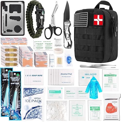 Kit de primeros auxilios para el hogar, regalos para papá, él, hombres, mujeres, niños, Navidad, kits de supervivenciasuministros médicos de