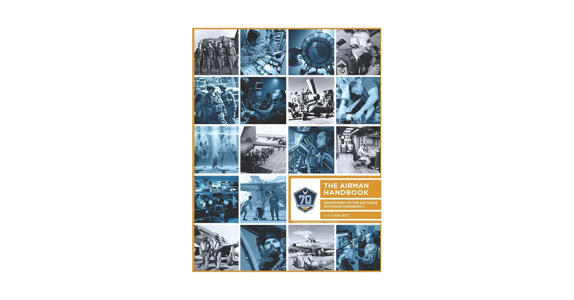 アメリカ　空軍　マニュアル　ポケット版　Air Force airman The Airmen Handbook (Air Force Handbook 1) (Paperback