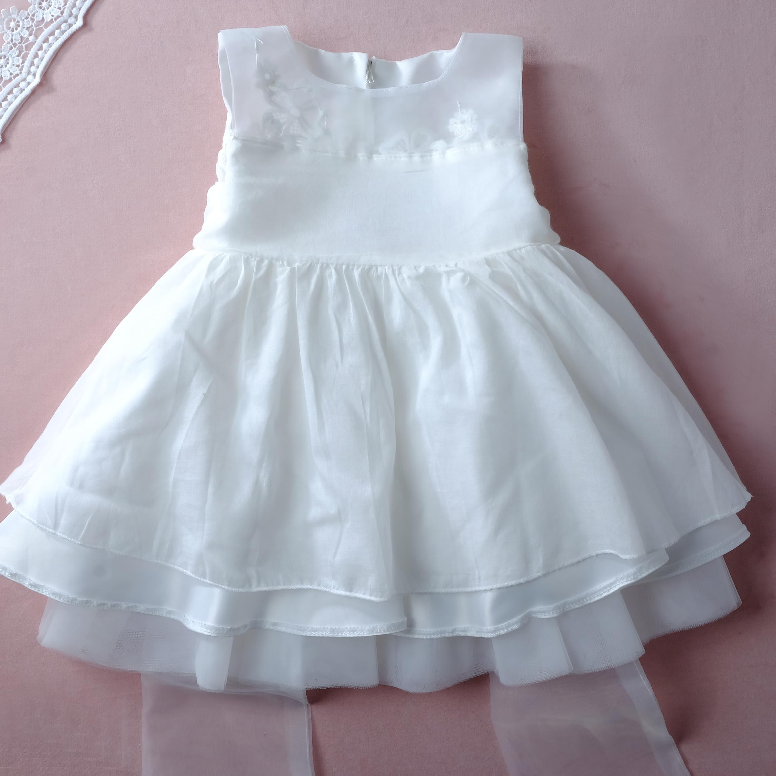 Vestido de fiesta de niña para bodas, bautizos, cumpleaños y ocasiones especiales – Elegante vestido de ocasión con encaje para niña de flores