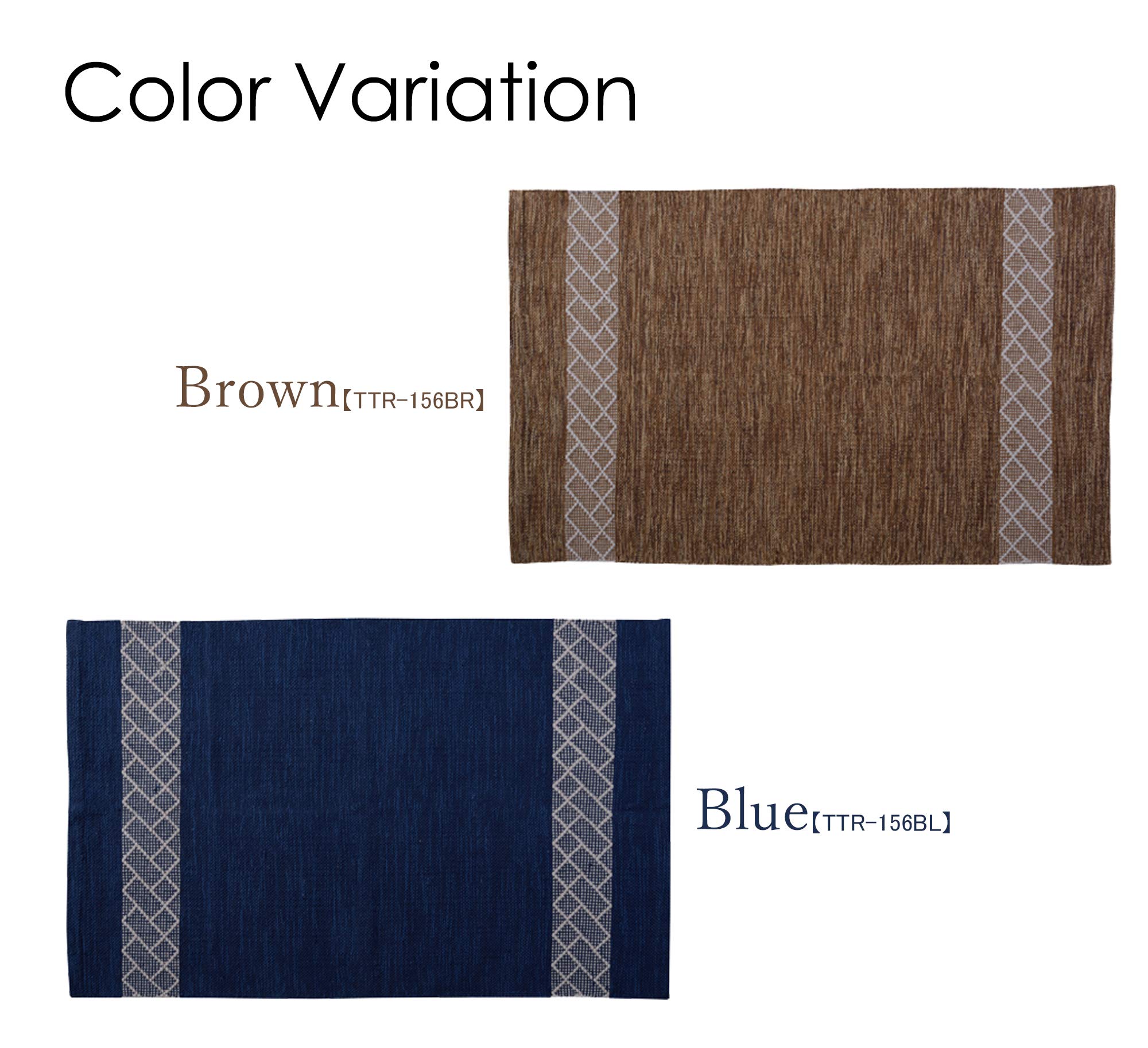 【メーカー直送】東谷 TTR-157BR ラグ（ブラウン） Azumaya Amazon｜東谷(Azumaya-kk) ラグ ブラウン 幅90×奥行き150cm TTR-156BR