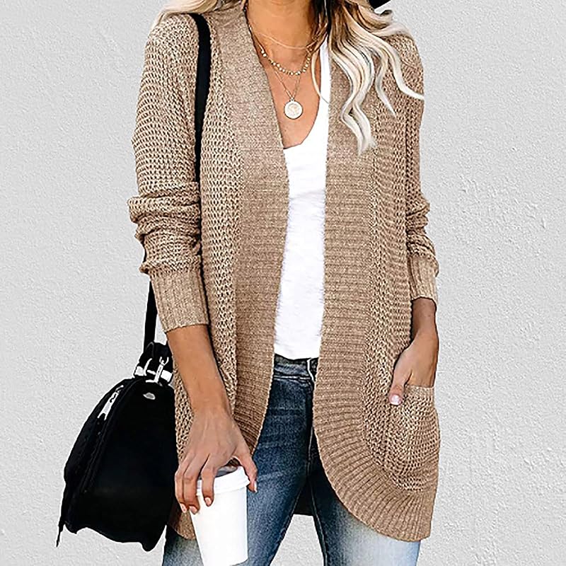 cream colored knit cardigan