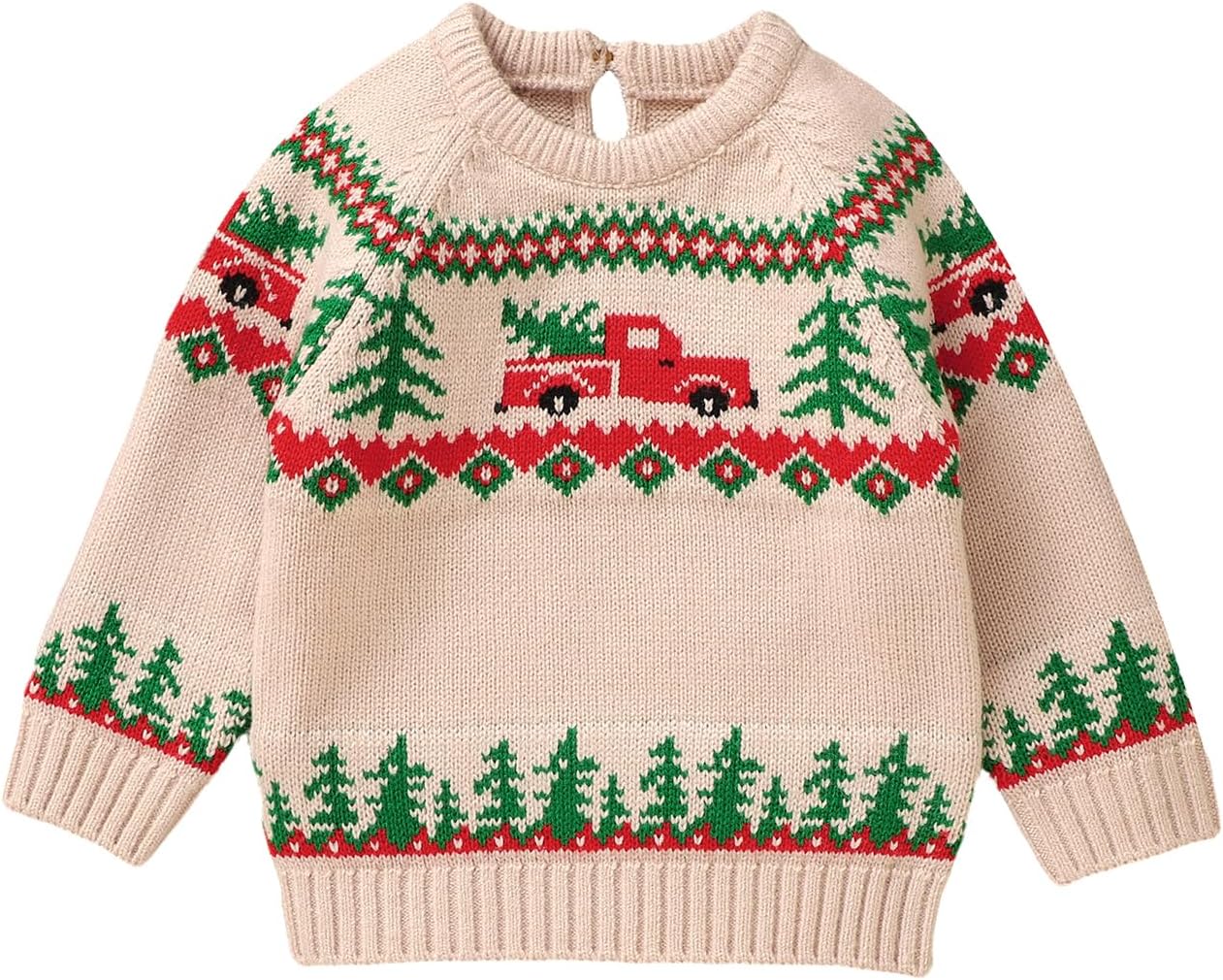 MAYUMMPY Newborn Baby Boy Girl Christmas Sweater Long Sleeve Pullover Warm Knitted Sweatshirt Fall Winter Clothes MAYUMMPY Newborn Baby Boy Girl Christmas Sweater Long Sleeve Pullover Warm Knitted Sweatshirt Fall Winter Clothes