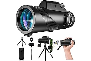 Mirajejos 80x100 Monocular Telescope, Super Powerful Magnification for Smartphones