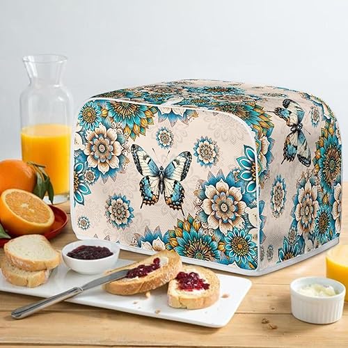 Miniatura 78 de Funda para horno con estampado de galaxia, protector de máquina de pan de cocina, cubierta para tostadora de 2 rebanadas de gato lunar para el Gato