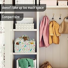 Mr. Pen- Baby Diaper Caddy Organizer, Blooming Palette, Diaper Organizer, Car Diaper Caddy