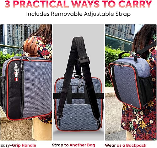 Miniatura 6 de MÜELLERHOME Bolsa de almuerzo LXS-135b pequeña Gris