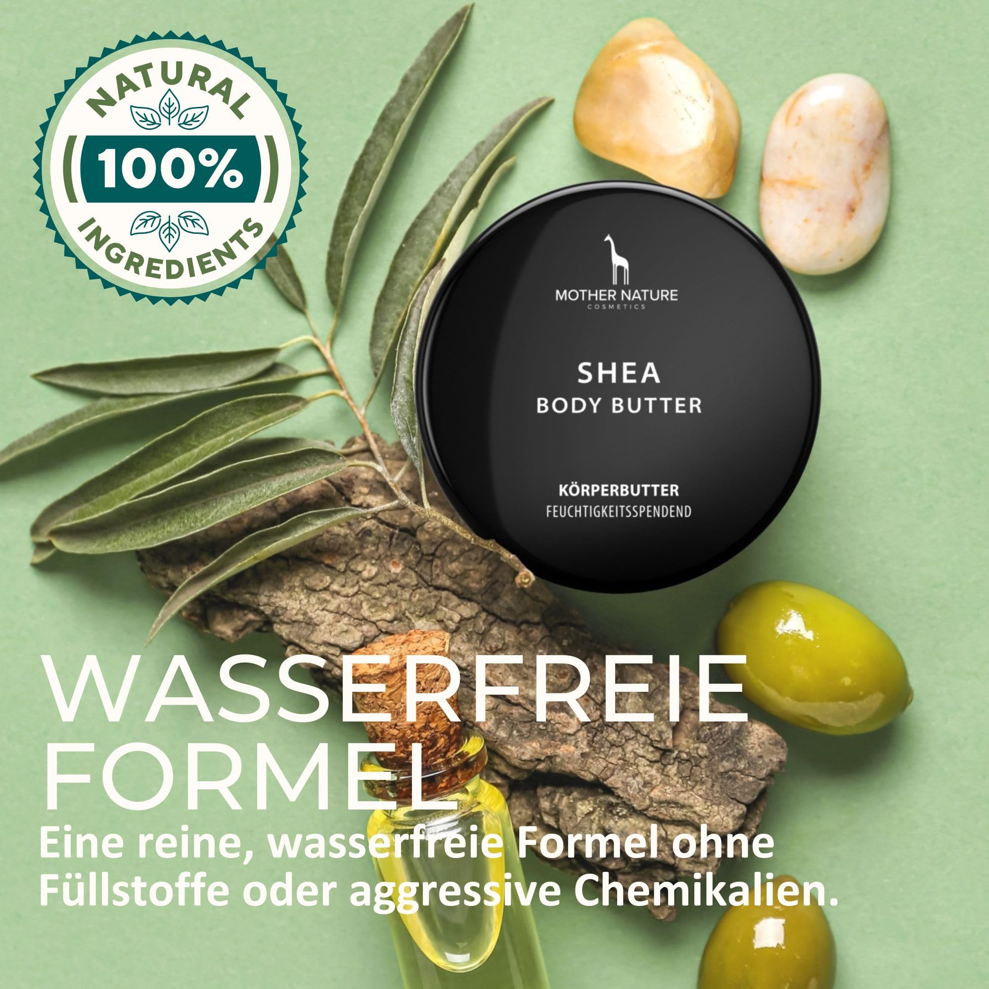 Body Cream, Organic Shea Butter Superfood Body Butter for Dry Skin, Deeply Nourishing, Moisturising & Revitalising - Image 3