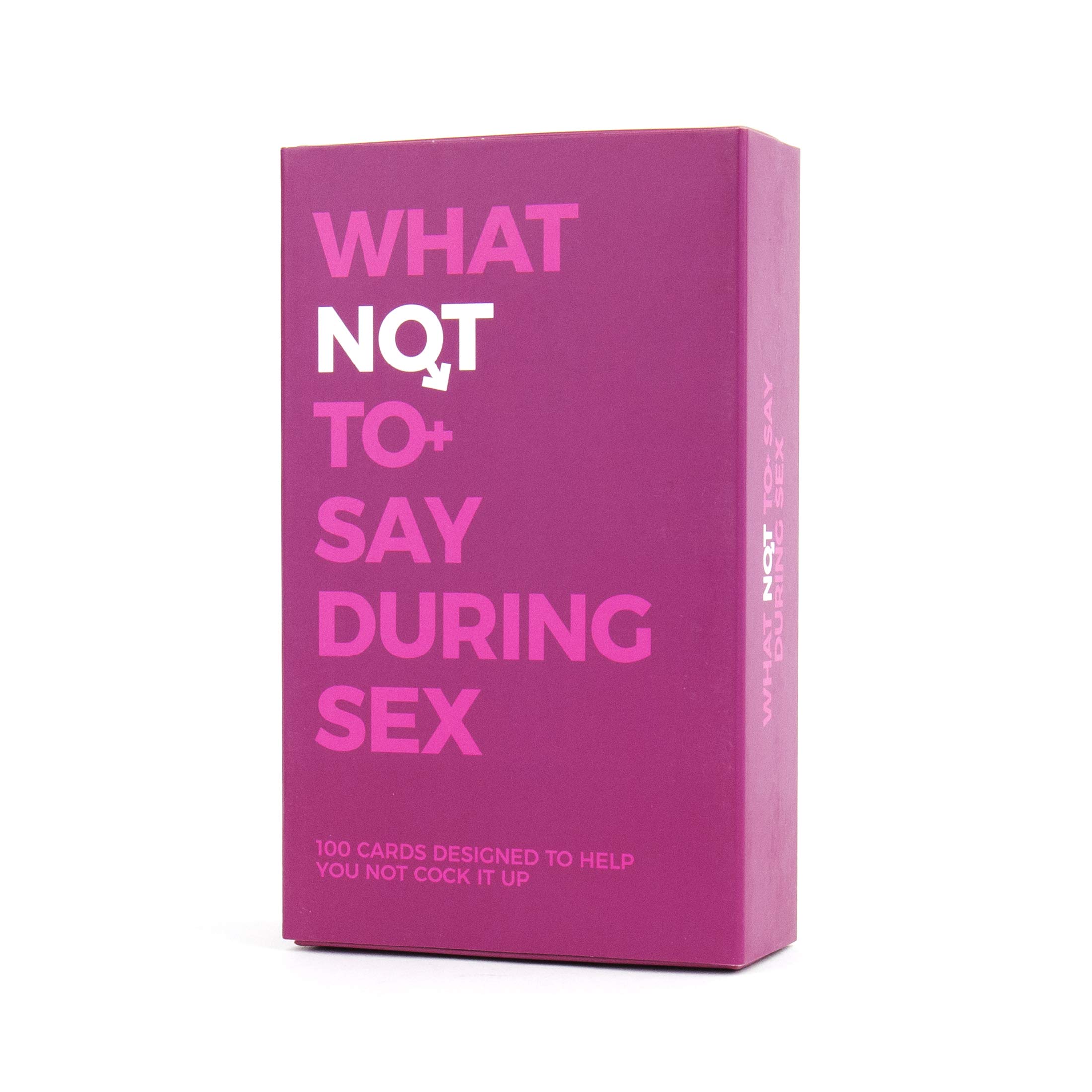 Juego de cartas para adultos Gift Republic GR490062: Qué no decir durante el sexo (multicolor)