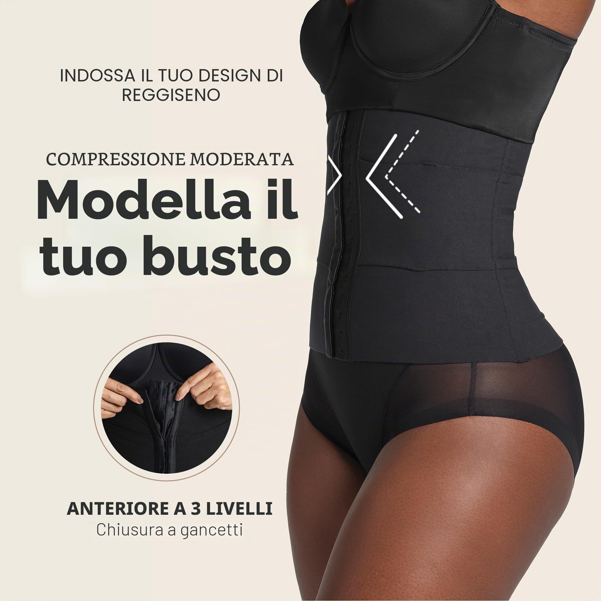 Leonisa Incredibile Guaina con Controllo Lieve della Vita