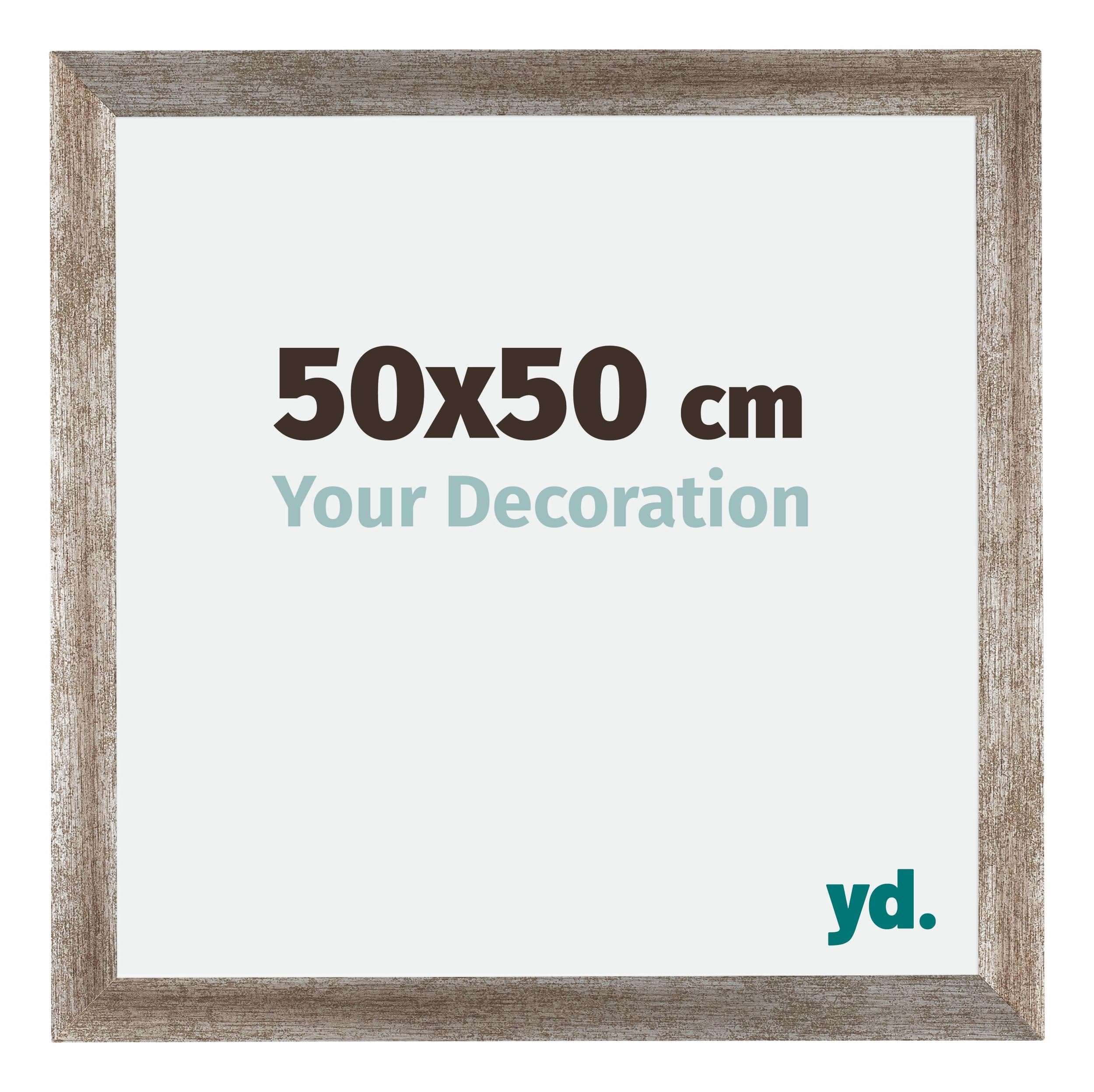 Your Decoration - Puzzle frame 50x50 - Metal Vintage - Puzzle frame 500-1000 Pieces - MDF Photoframe - Mura