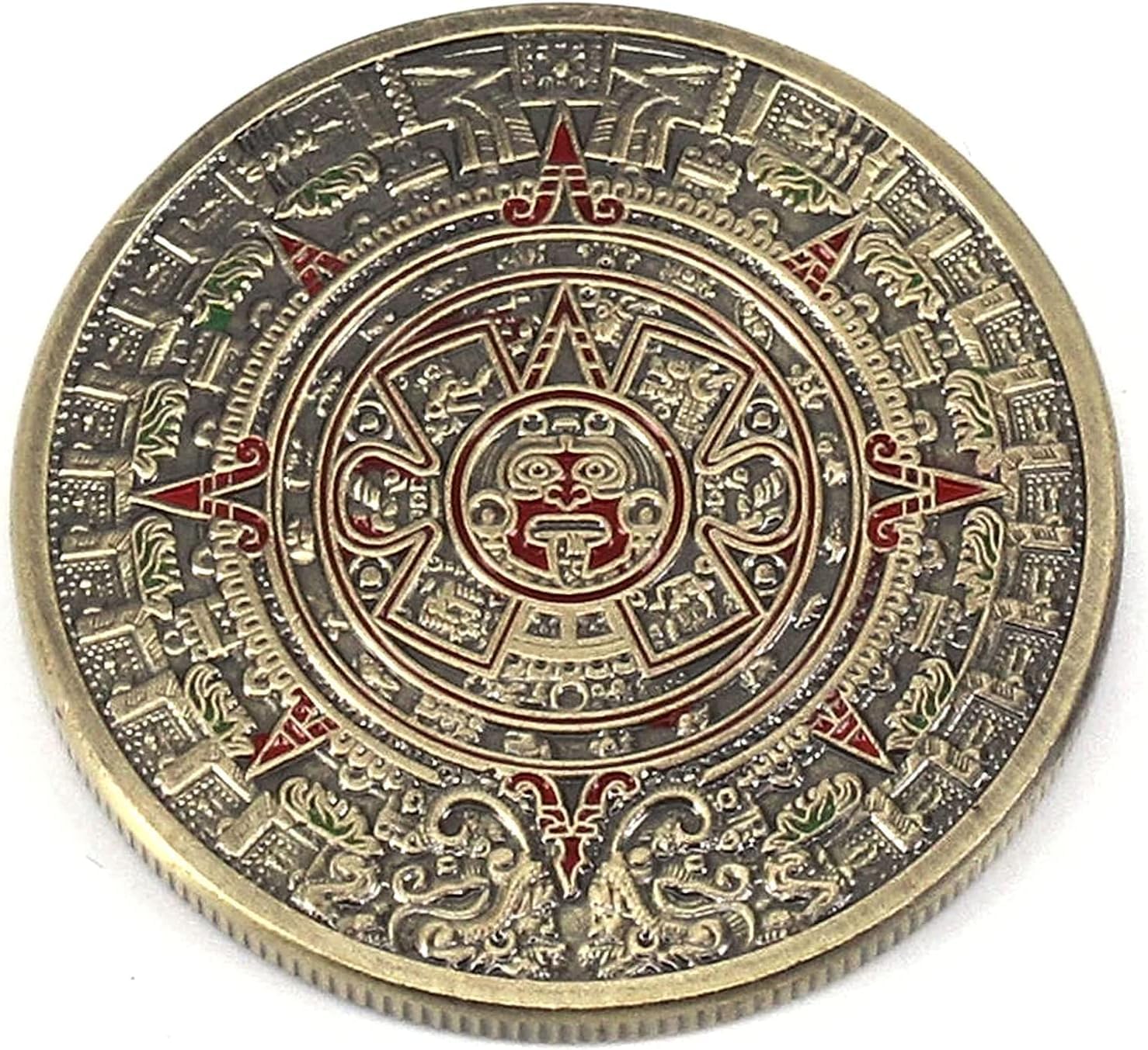 マヤ文明　暦石（太陽の石）珍品　R37-2 マヤ文明 暦石（太陽の石）珍品 R37-2 - メルカリ