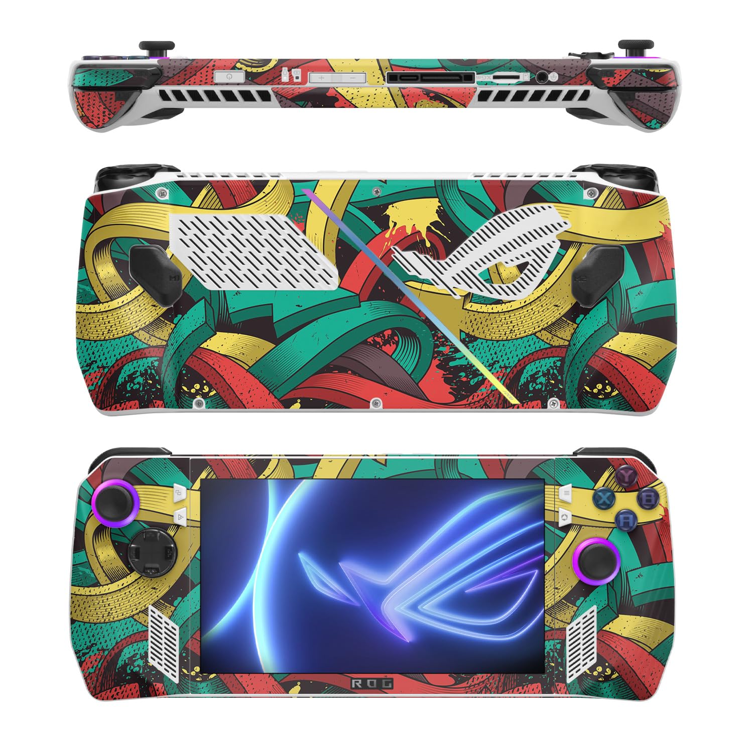 MightySkins Skin Compatible with Asus ROG Ally - Puppy Fall | Protective, Durable, and Unique Vinyl Decal wrap Cover | Easy to Apply, Remove, and Change Styles