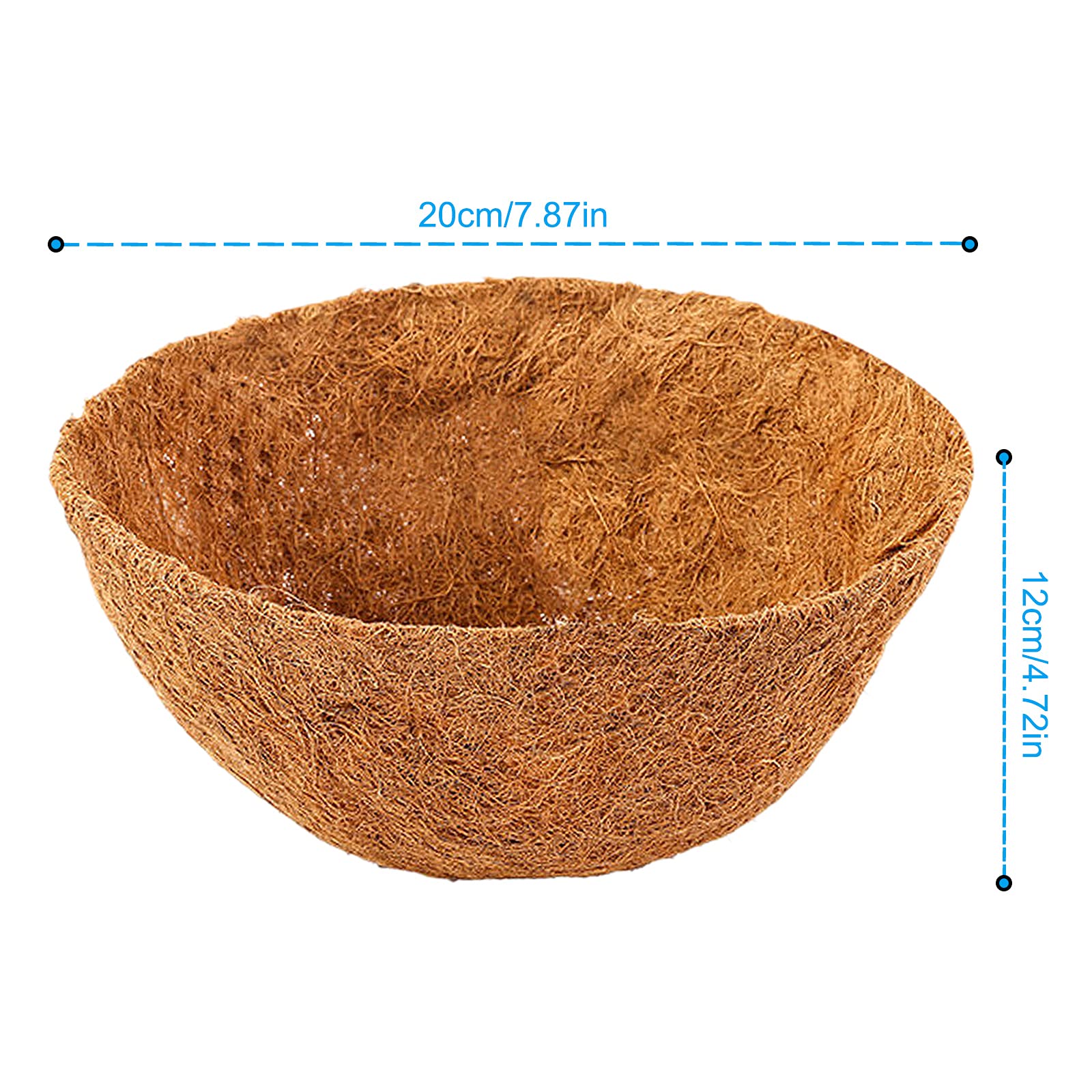Legigo 6 Rivestimenti In Fibra Di Coco Per Cesti Appesi 14 Pollici - Naturali E Biodegradabili