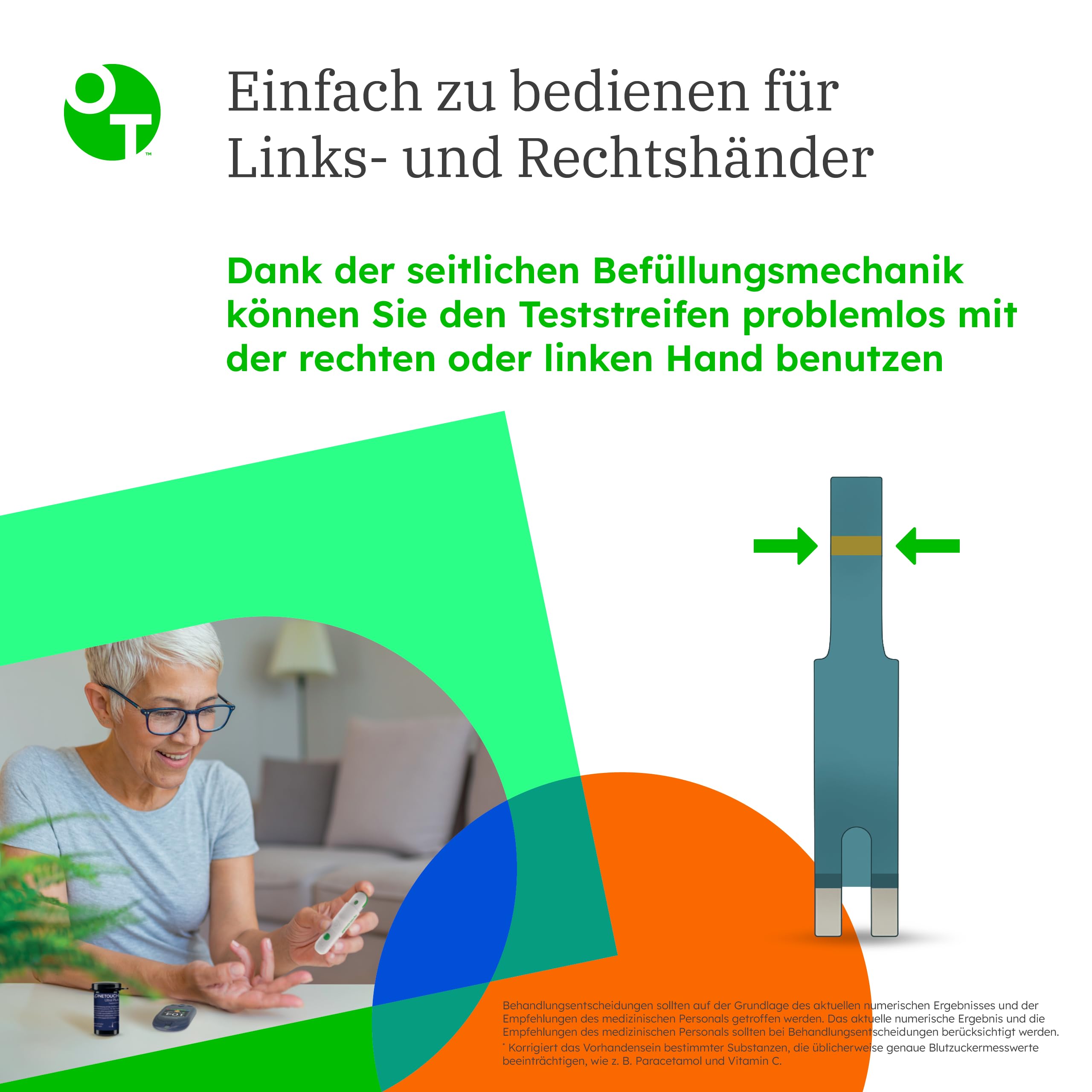 OneTouch Ultra® Plus Blutzuckerteststreifen I 50 Stück I 1 Packung I zur Blutzucker-Messung bei Diabetes (Zucker-Krankheit)