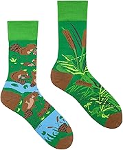 Spox Sox Casual Unisex - multicolores, drôles, fantaisie, originales, rigolotes, coton amusantes chaussettes, 40/43, Castor
