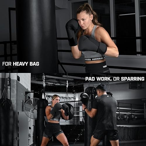 Miniatura 7 de Hayabusa Guantes de boxeo T360  Revolucionaria ergonomía de mano  Soporte de muñeca empoderador  Cierre de correa simple o doble  Entrenamiento,