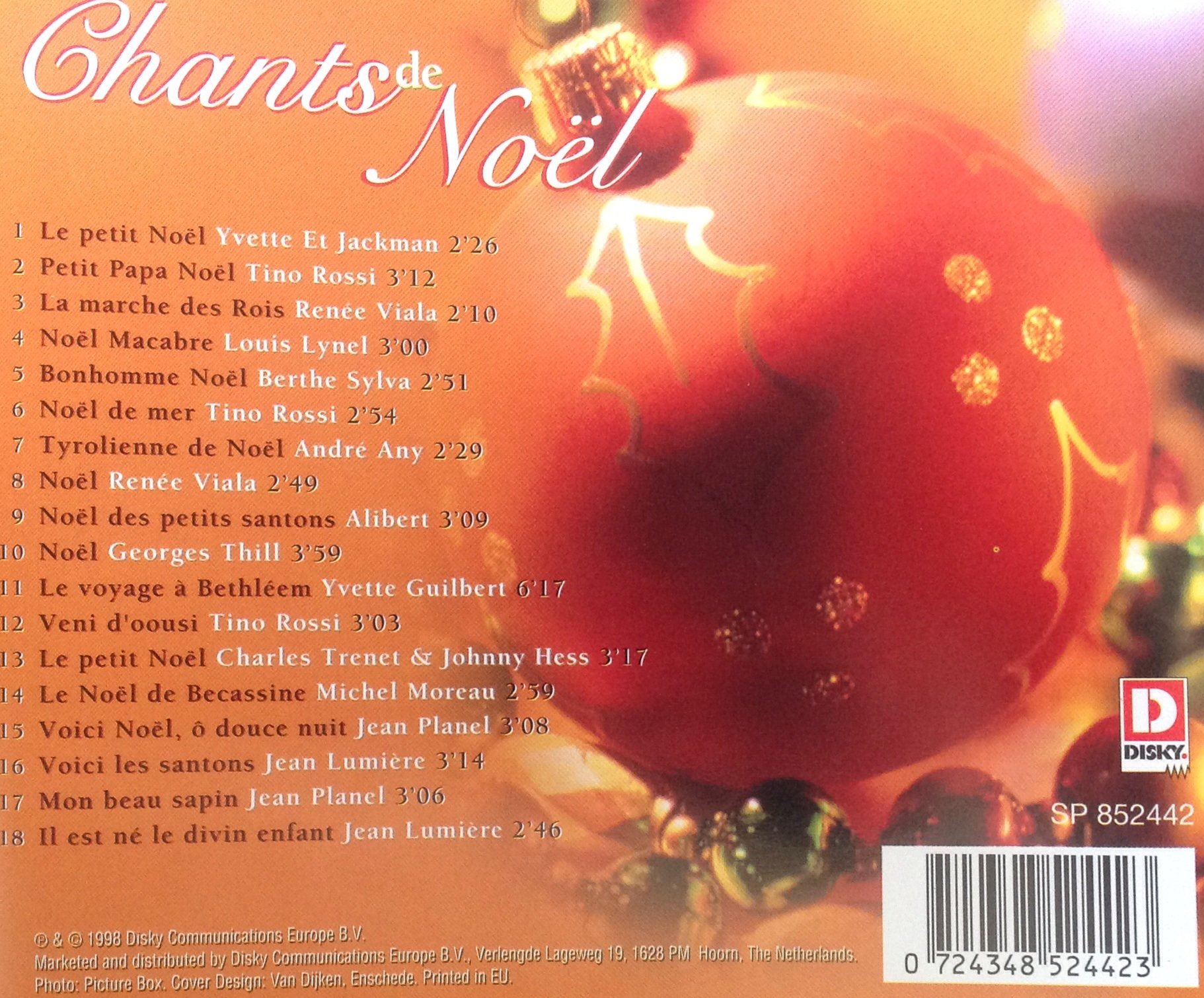 Chants de Noel (UK Import) [Audio CD]