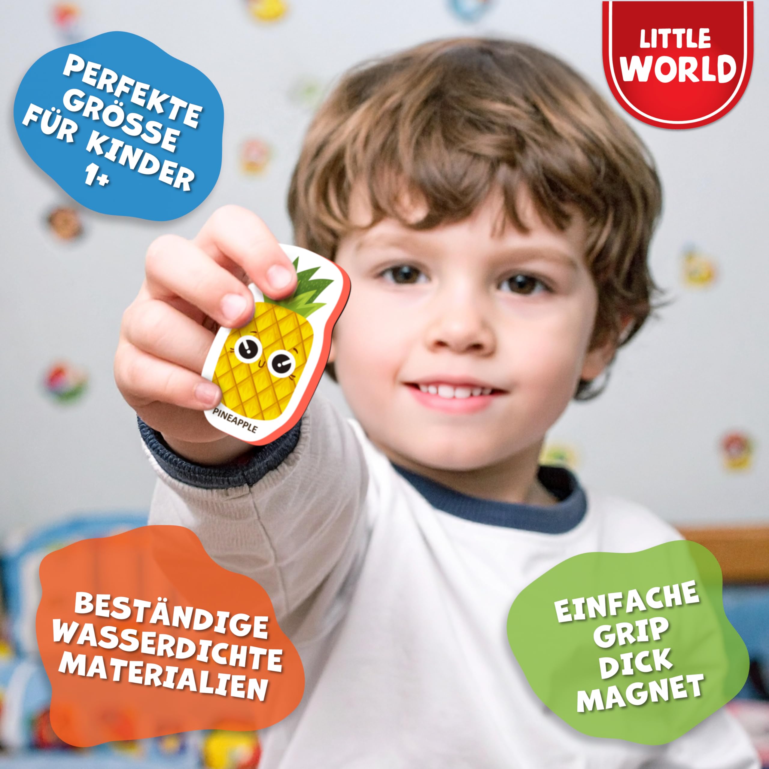 50 STK. Magic E Objekt Magnete – Pädagogische Phonics-Lernspielzeuge Für Kinder Ab 4 Jahren, Kühlschrankmagnete